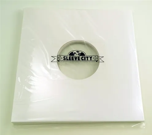 10" Die-Cut White Jacket Sample