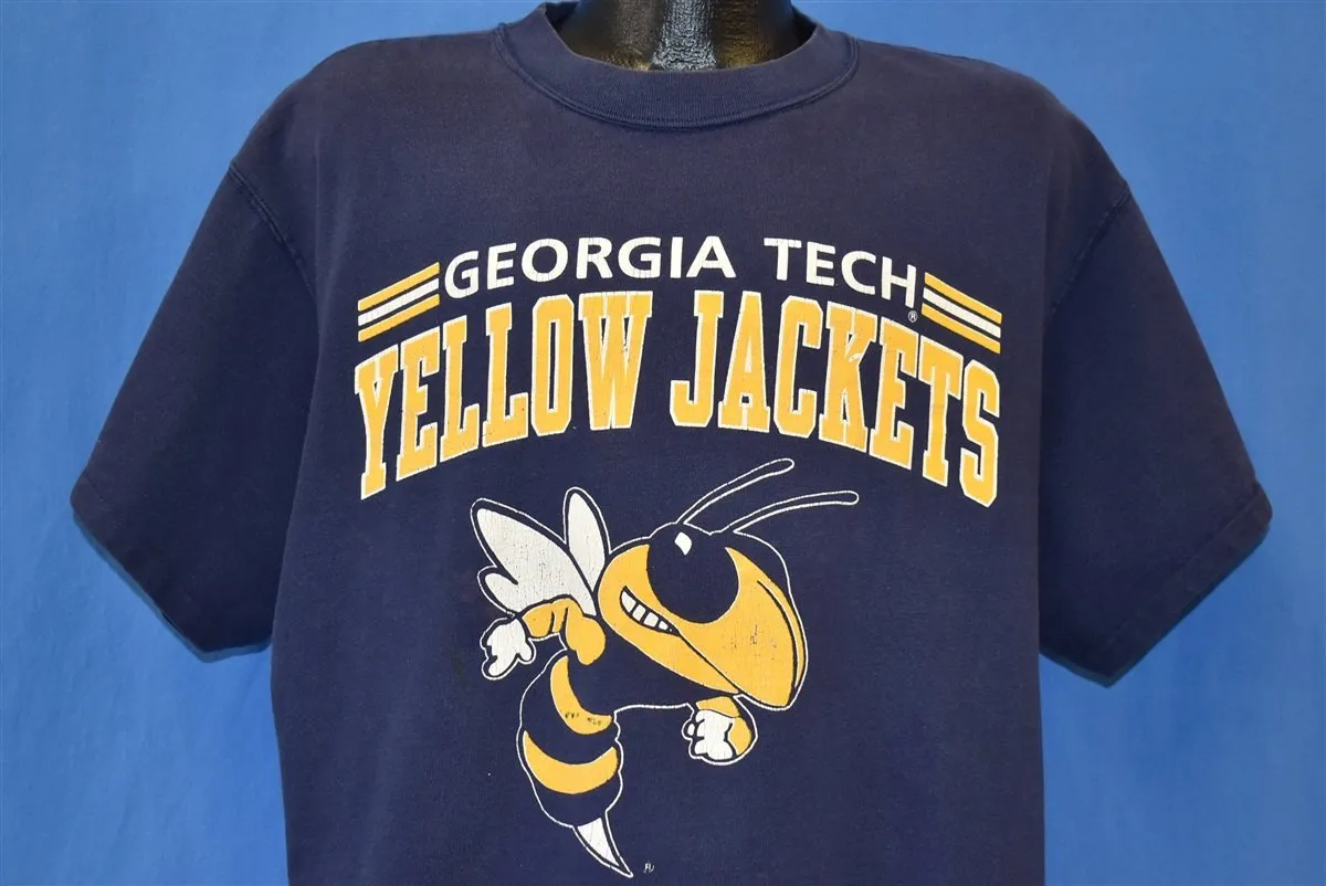 80s Georgia Tech yellow Jackets College Sweatshirt Large