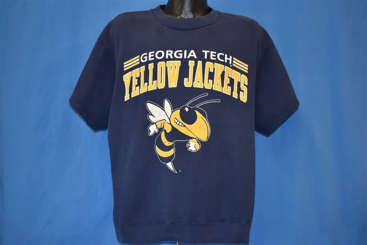 80s Georgia Tech yellow Jackets College Sweatshirt Large