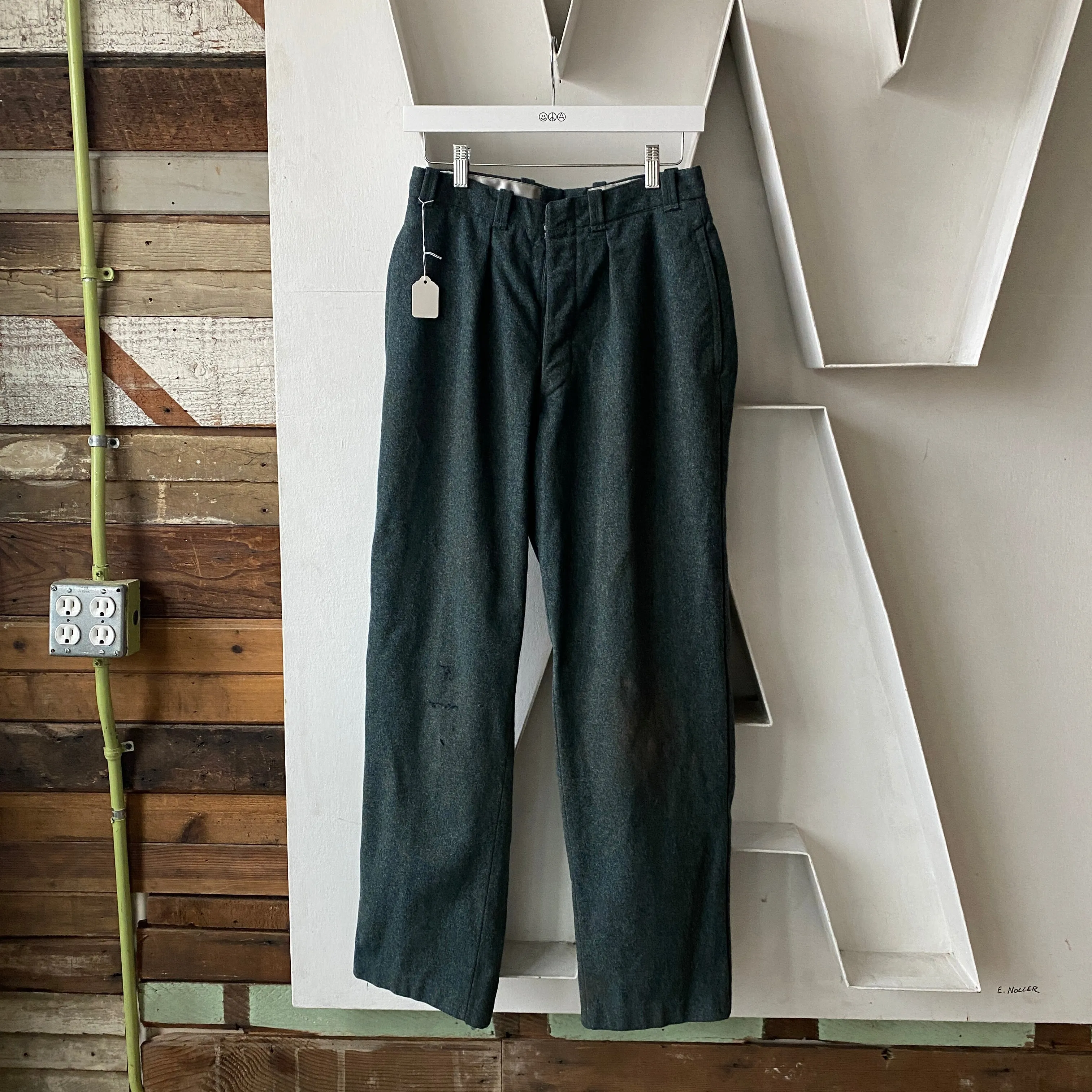 80's Wool Pants - 26 x 28