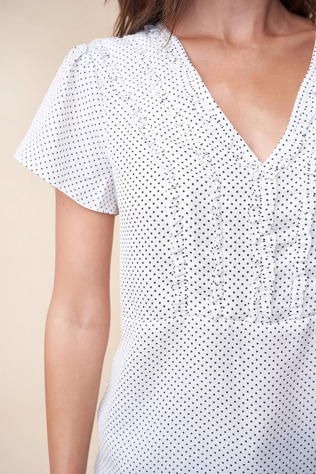 Athena Polka Dot Blouse