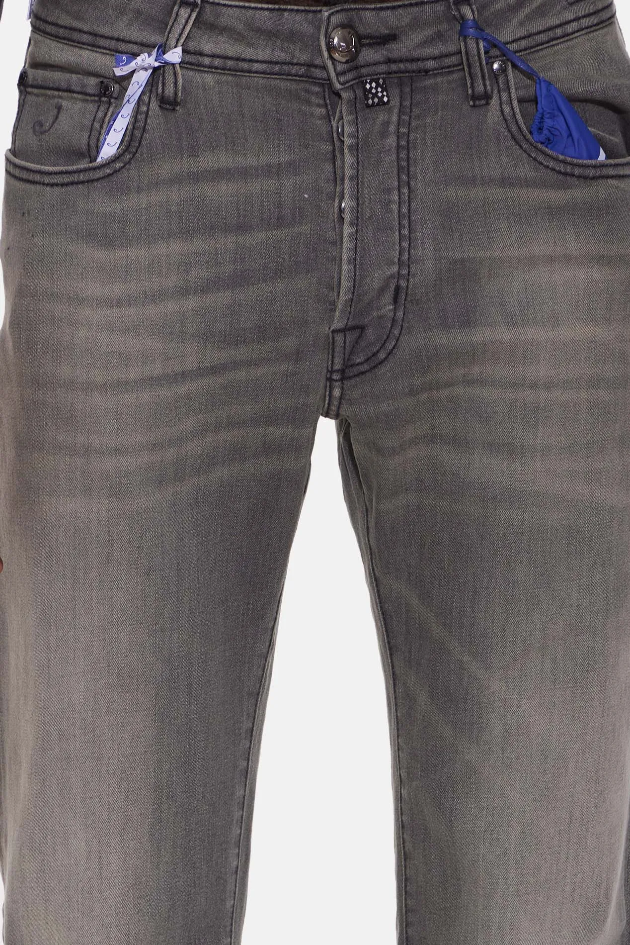 Bard Denim Light Grey w/ Cheetah Patch