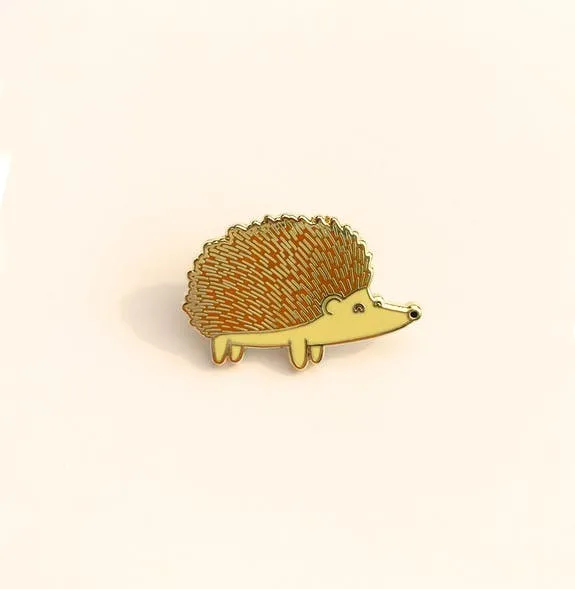 Enamel Pin Hedgehog by Tom Hardwick