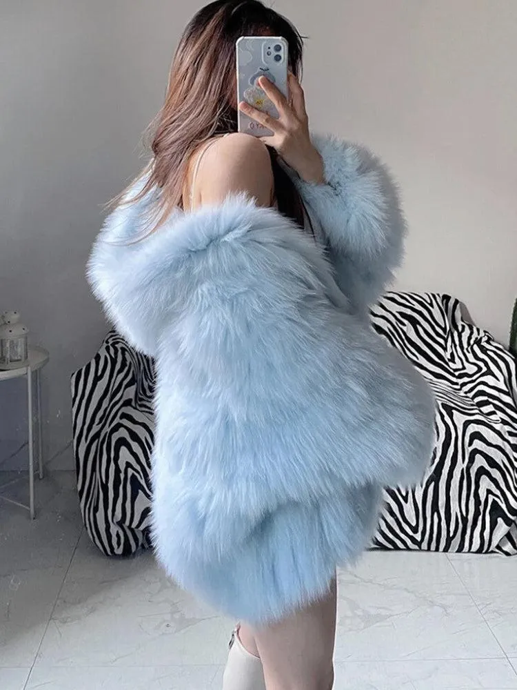 Faux Fur Hooded Jacket