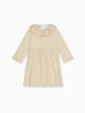 Gold Otillie Girl Dress