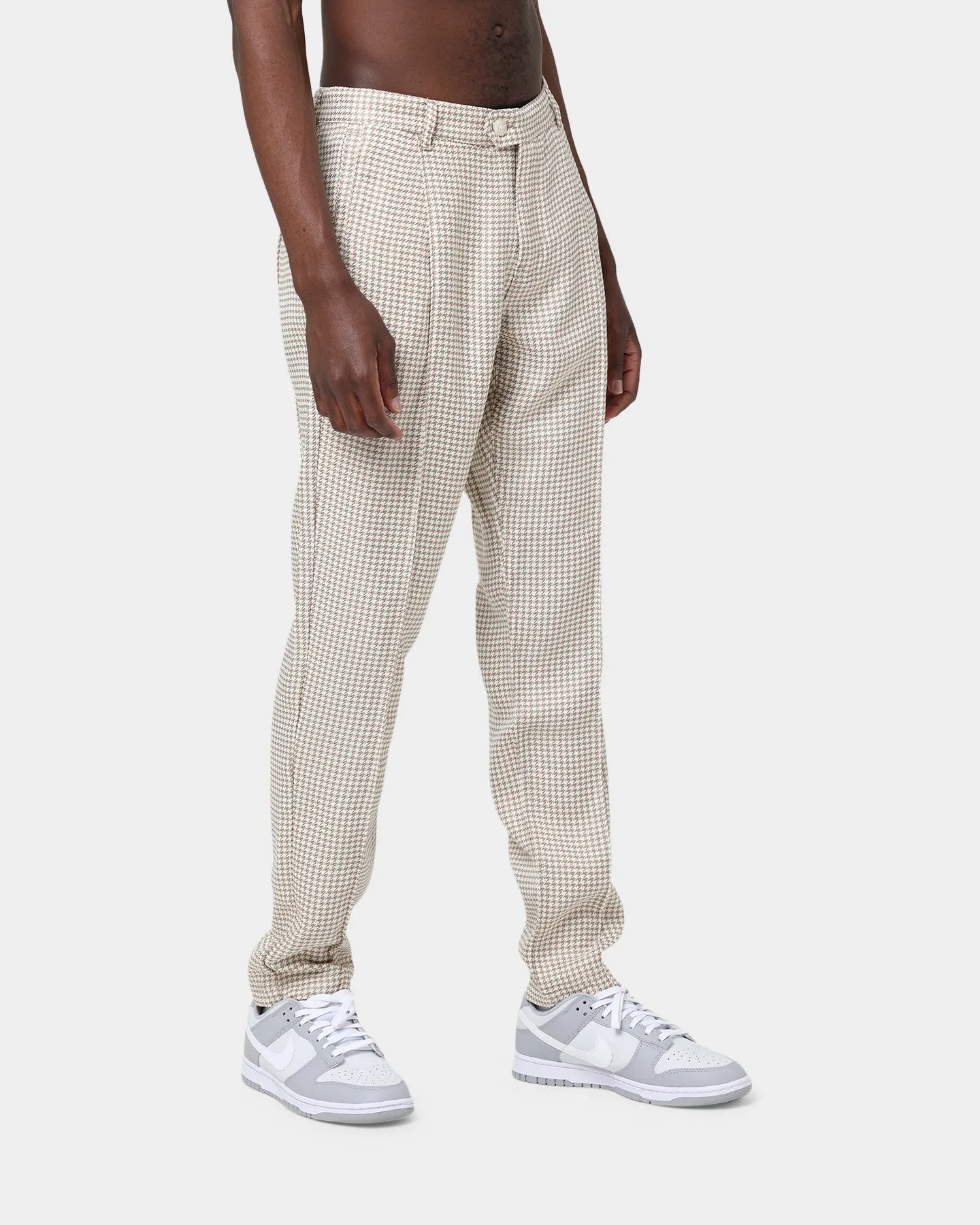 Honor The Gift Houndstooth Pants Cream