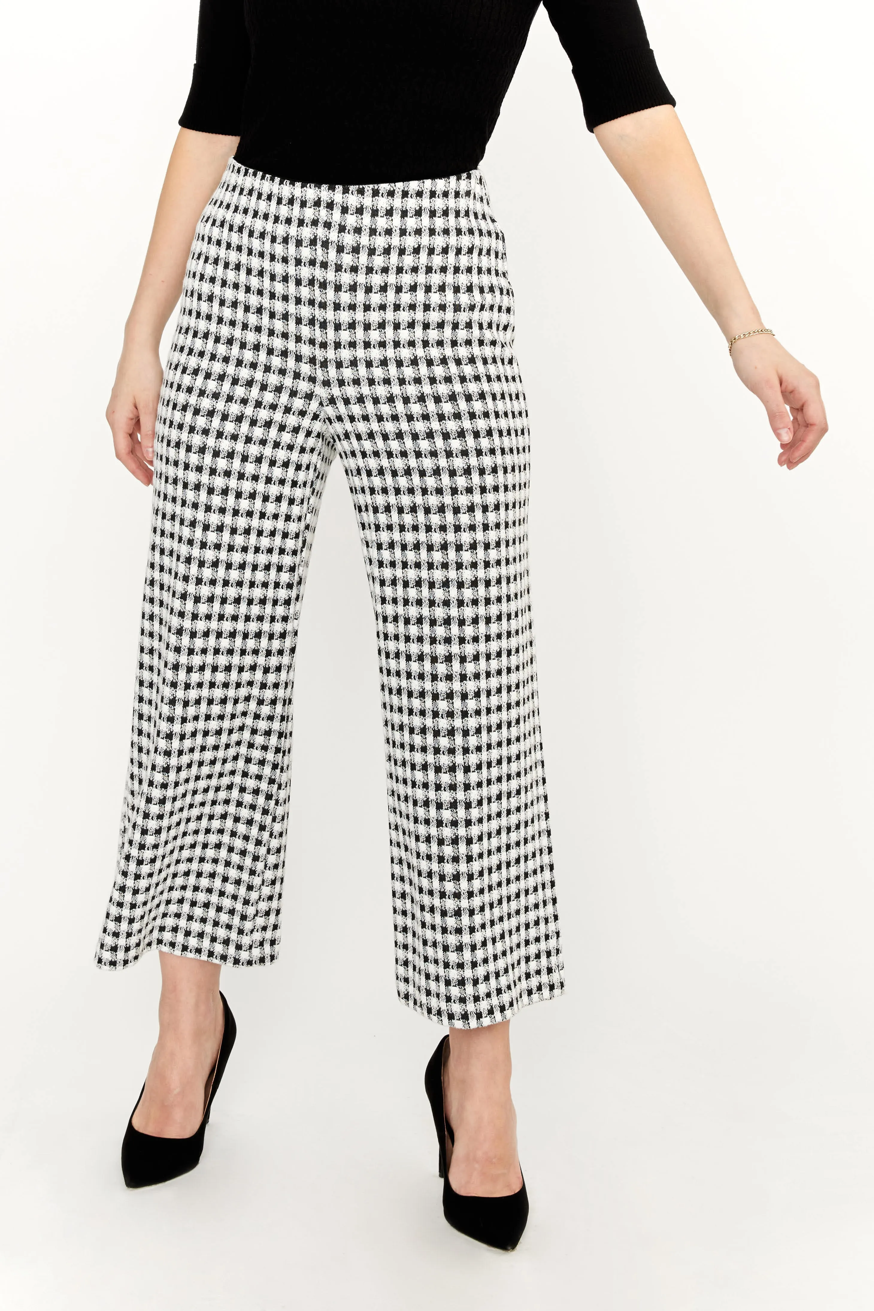 Hounds tooth print pants