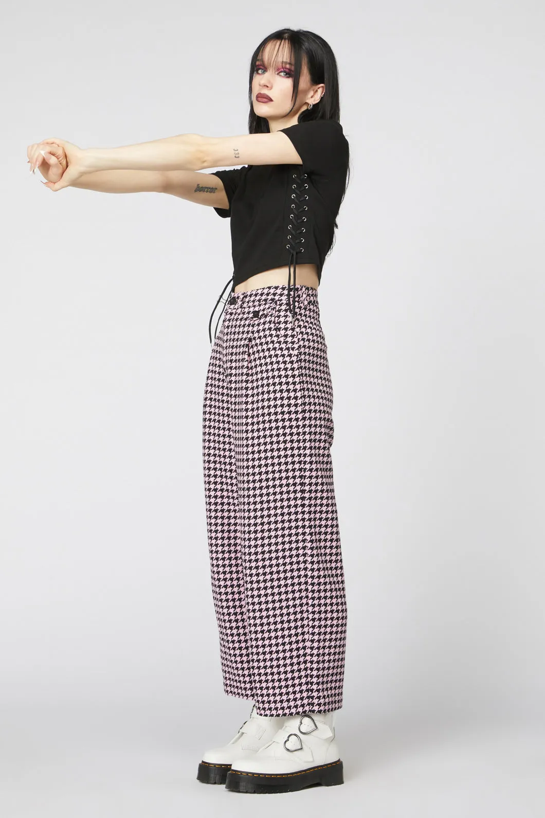 Houndstooth Check Pant