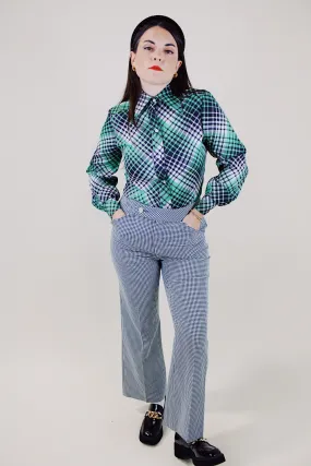 Houndstooth Print Pants