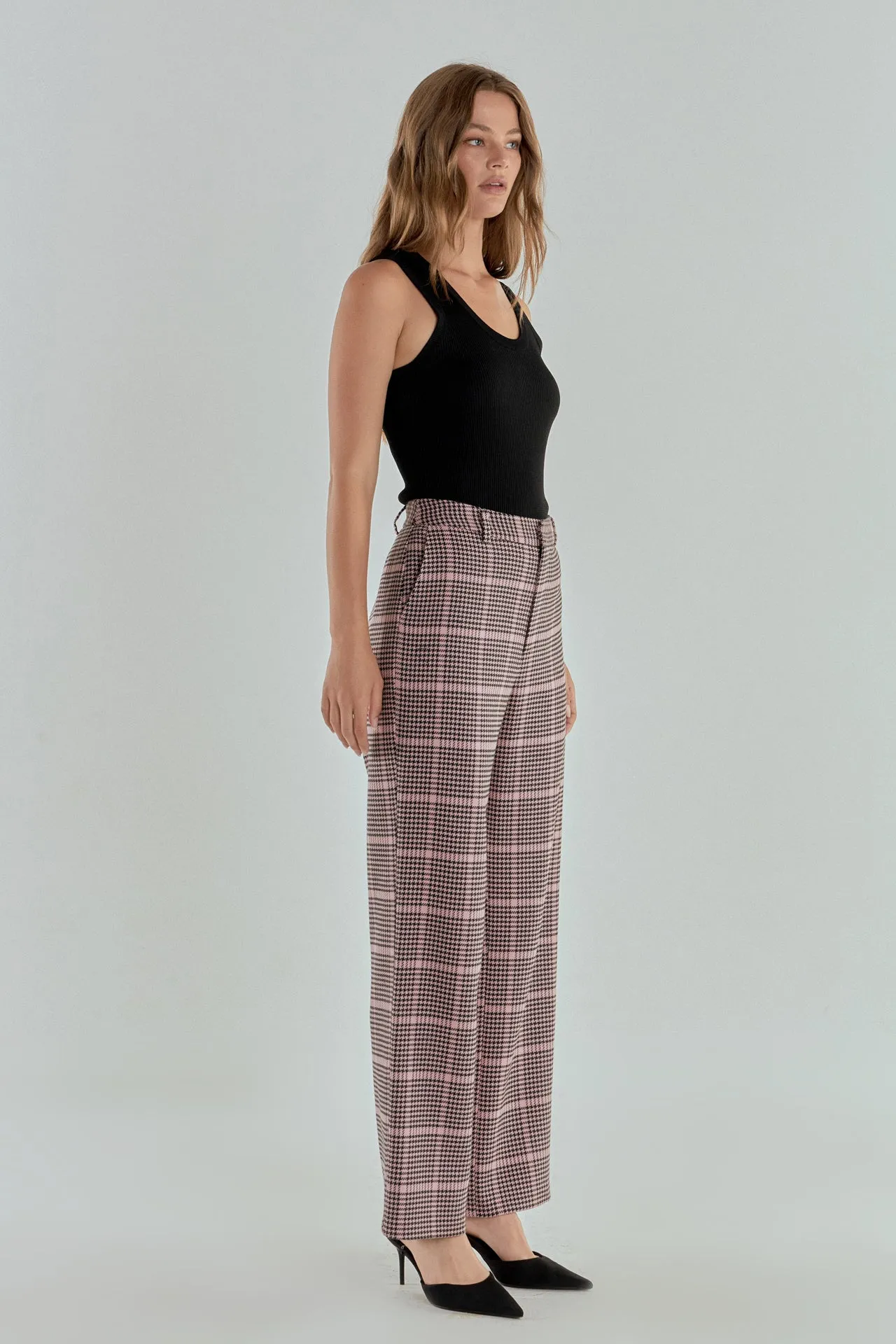 Houndstooth Women Pants