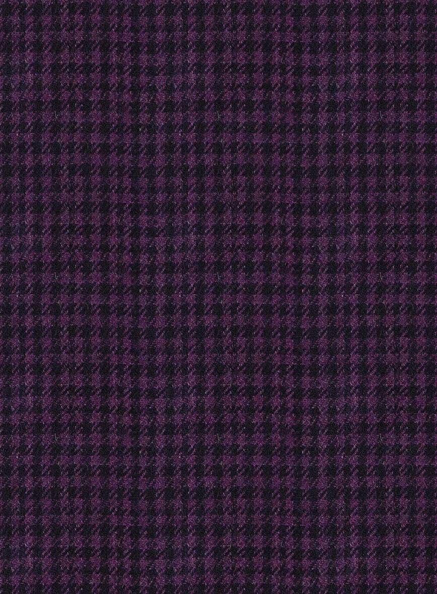 Italian Llio Purple Wool Pants