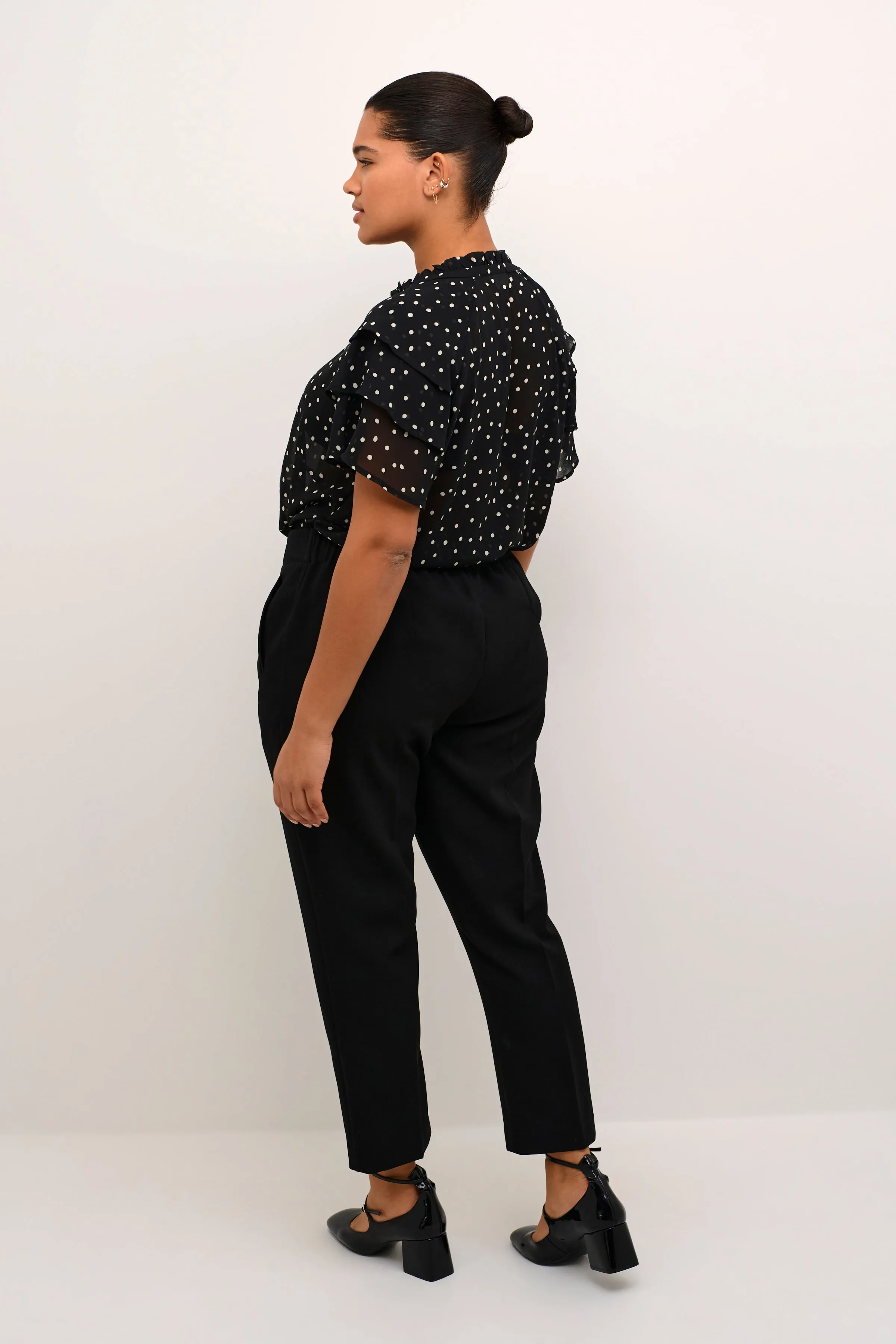 Kaffe Curve Sallie Blouse in Black