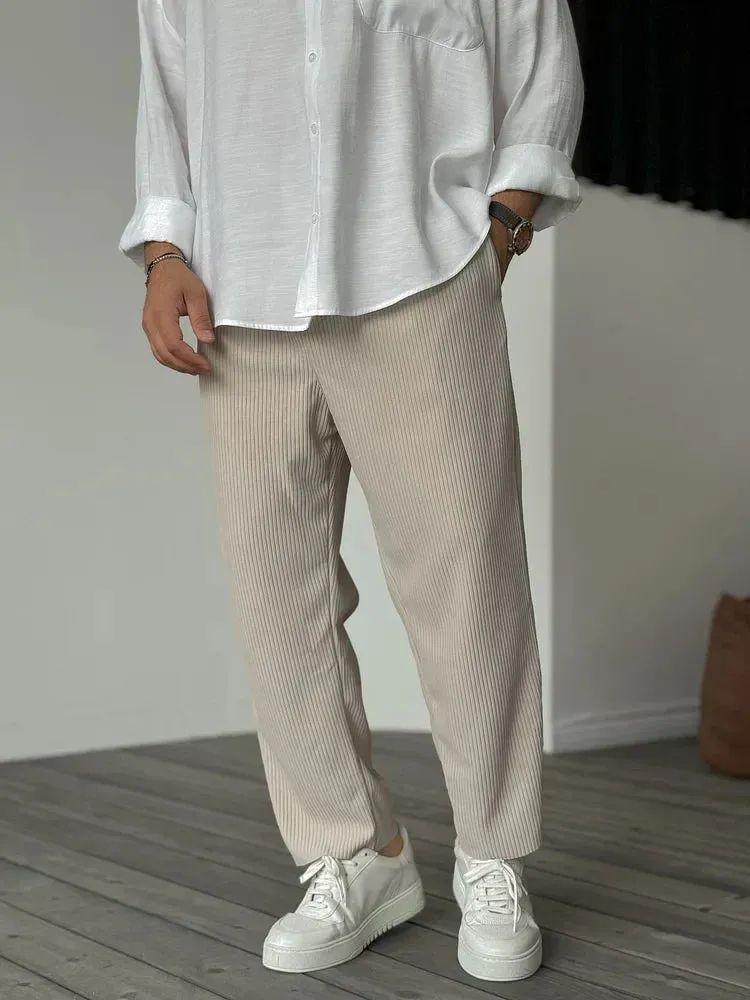 KENDRICK™ | RELAXED FIT PLEATED PANTS FOR MEN