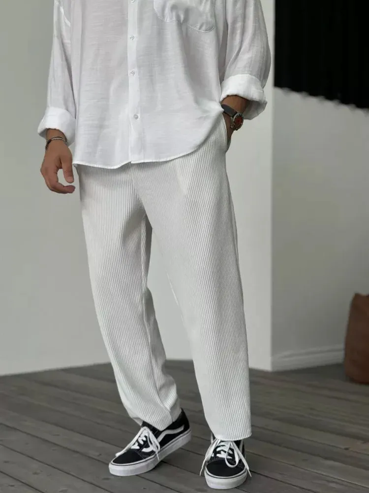 KENDRICK™ | RELAXED FIT PLEATED PANTS FOR MEN