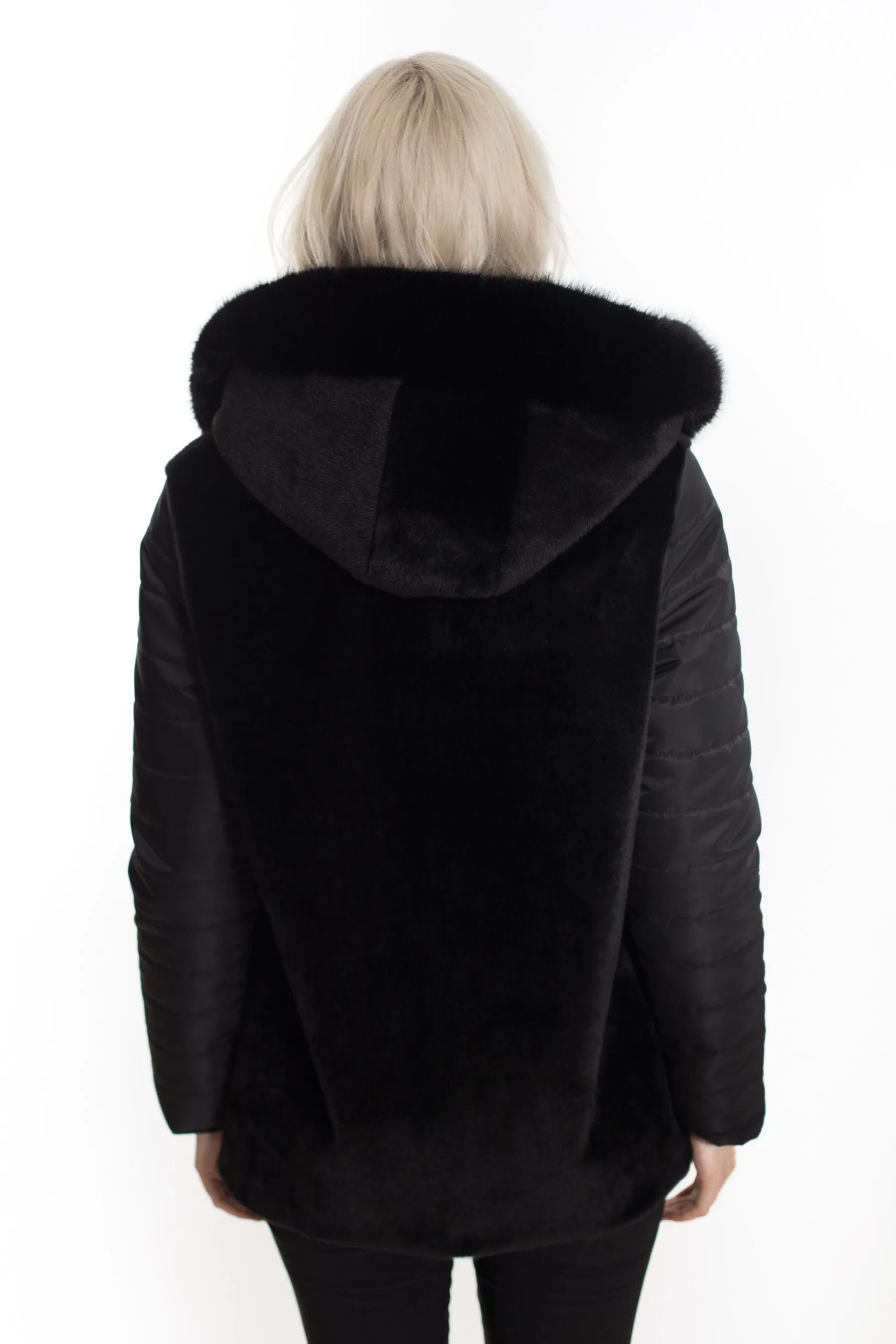 KINGWOOD - Relaxed Long Jacket with Hood