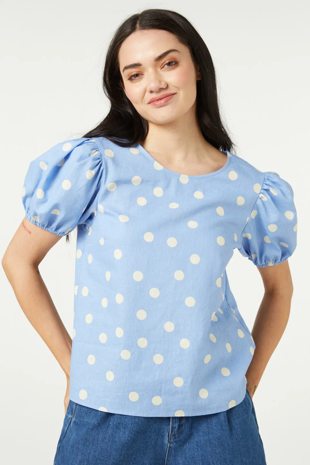 Lucy Polka Dot Top