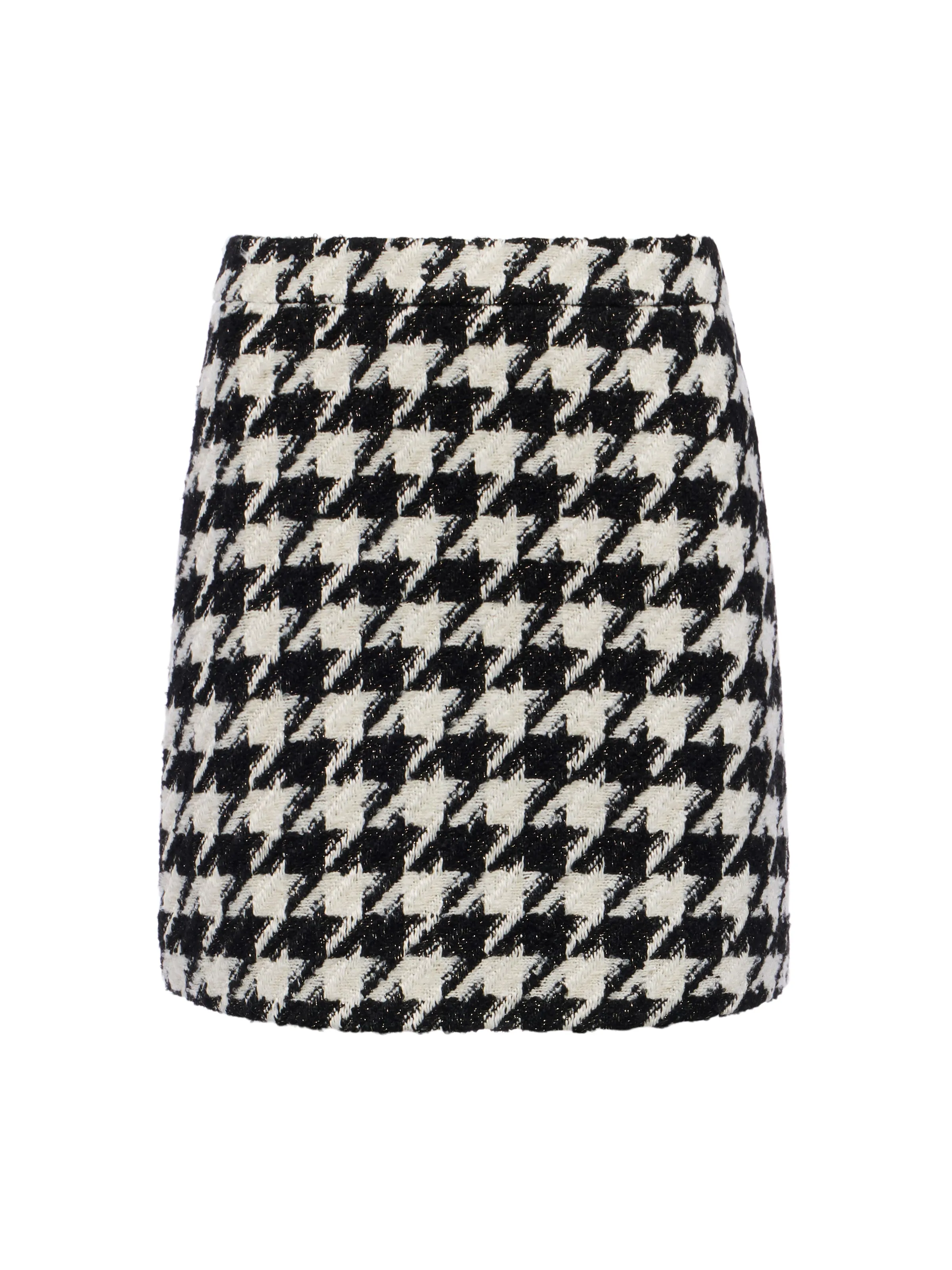 Marseille Houndstooth Mini Skirt