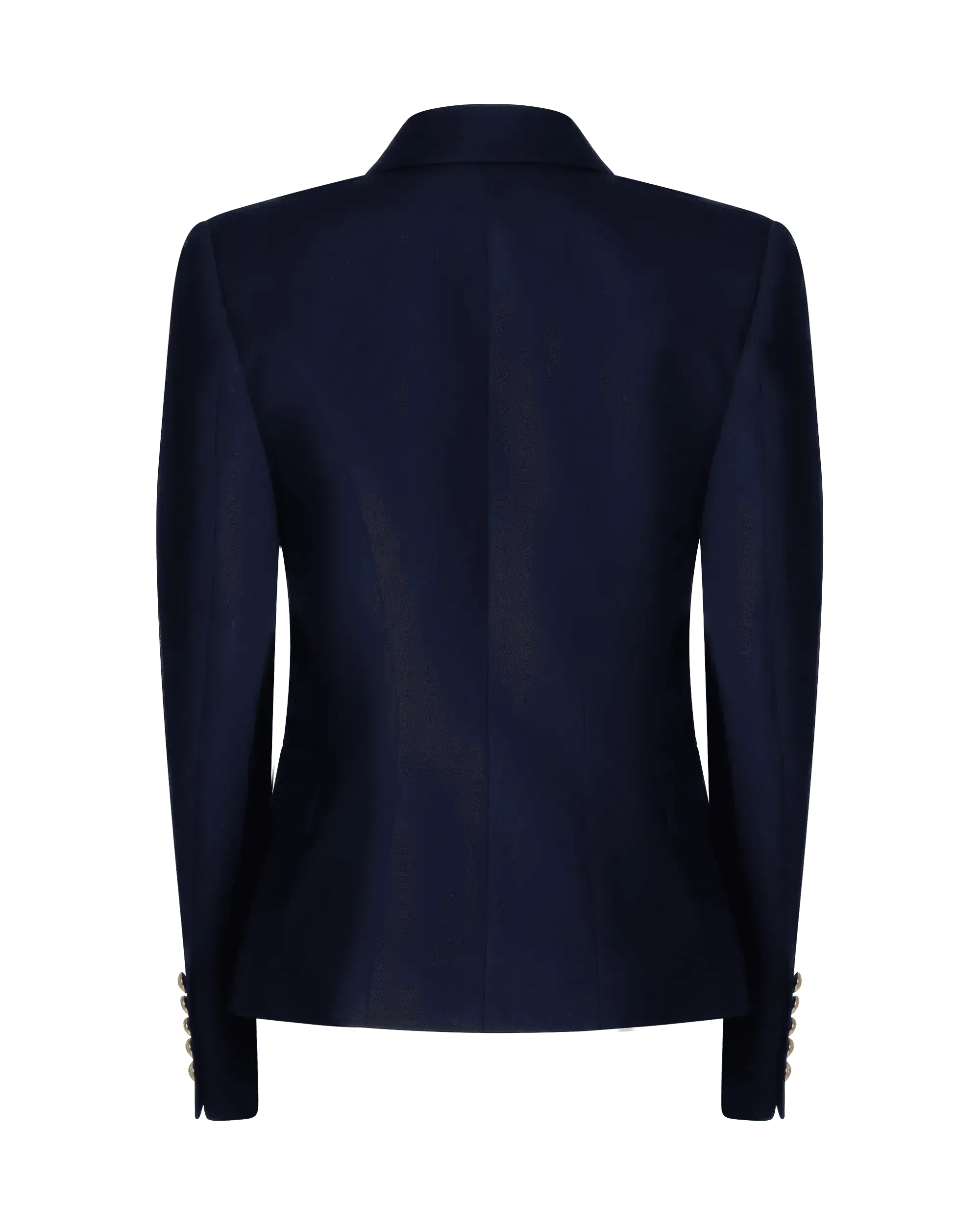 Peak Lapel Wool Blazer