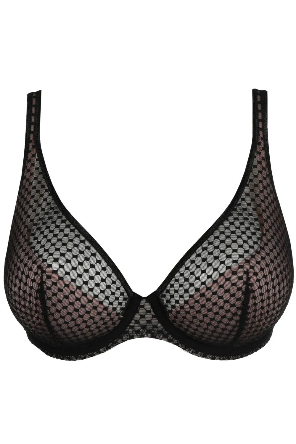 Prima Donna Twist Glass Beach Plunge Bra, Black (0142354)