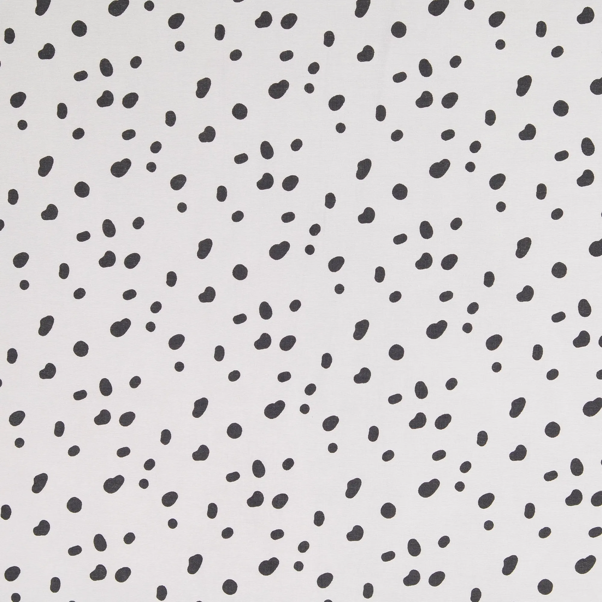 REMNANT 1.83 Metres - Irregular Dots Soft Grey Sandwashed Viscose Fabric