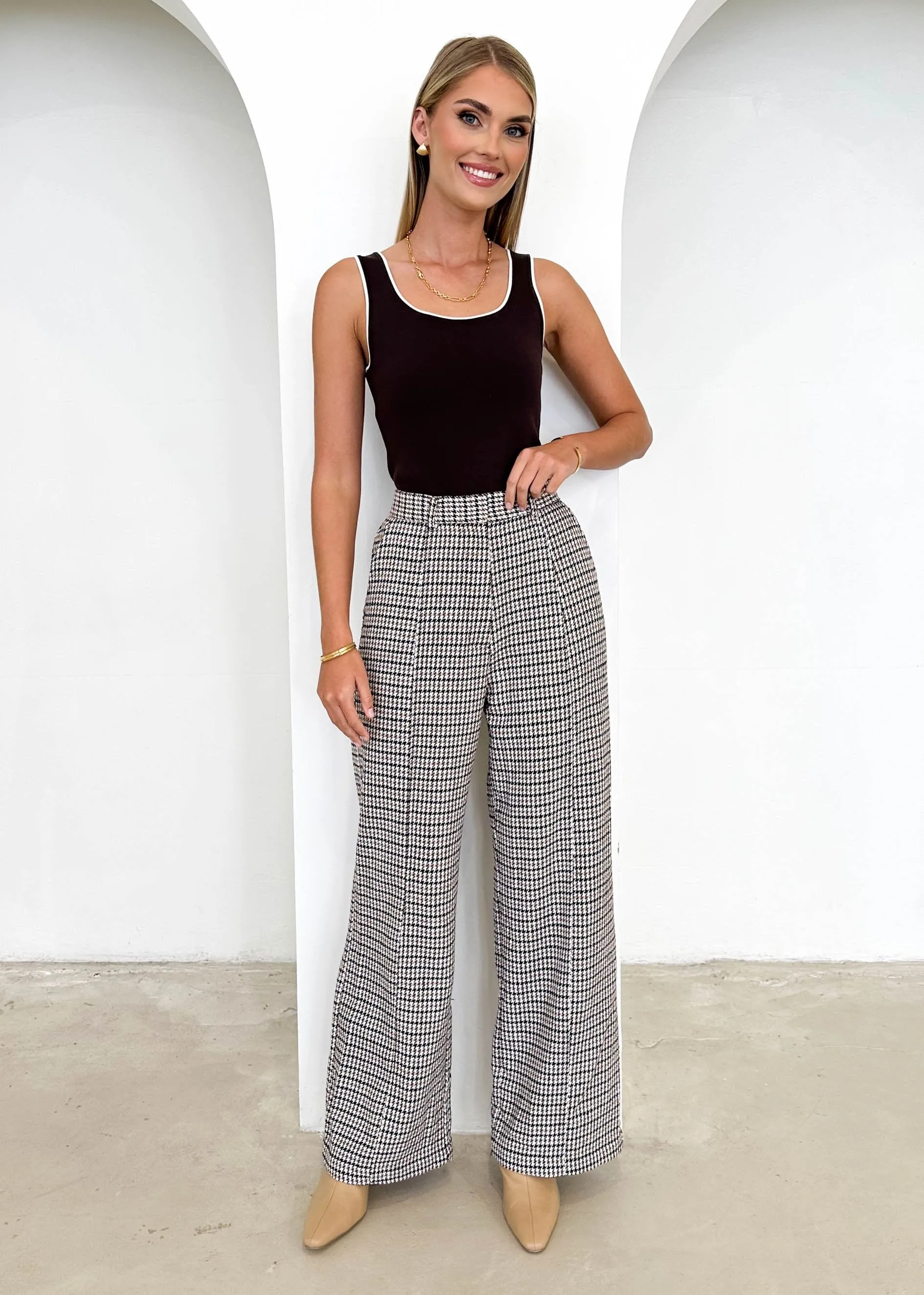 Rentor Pants - Houndstooth