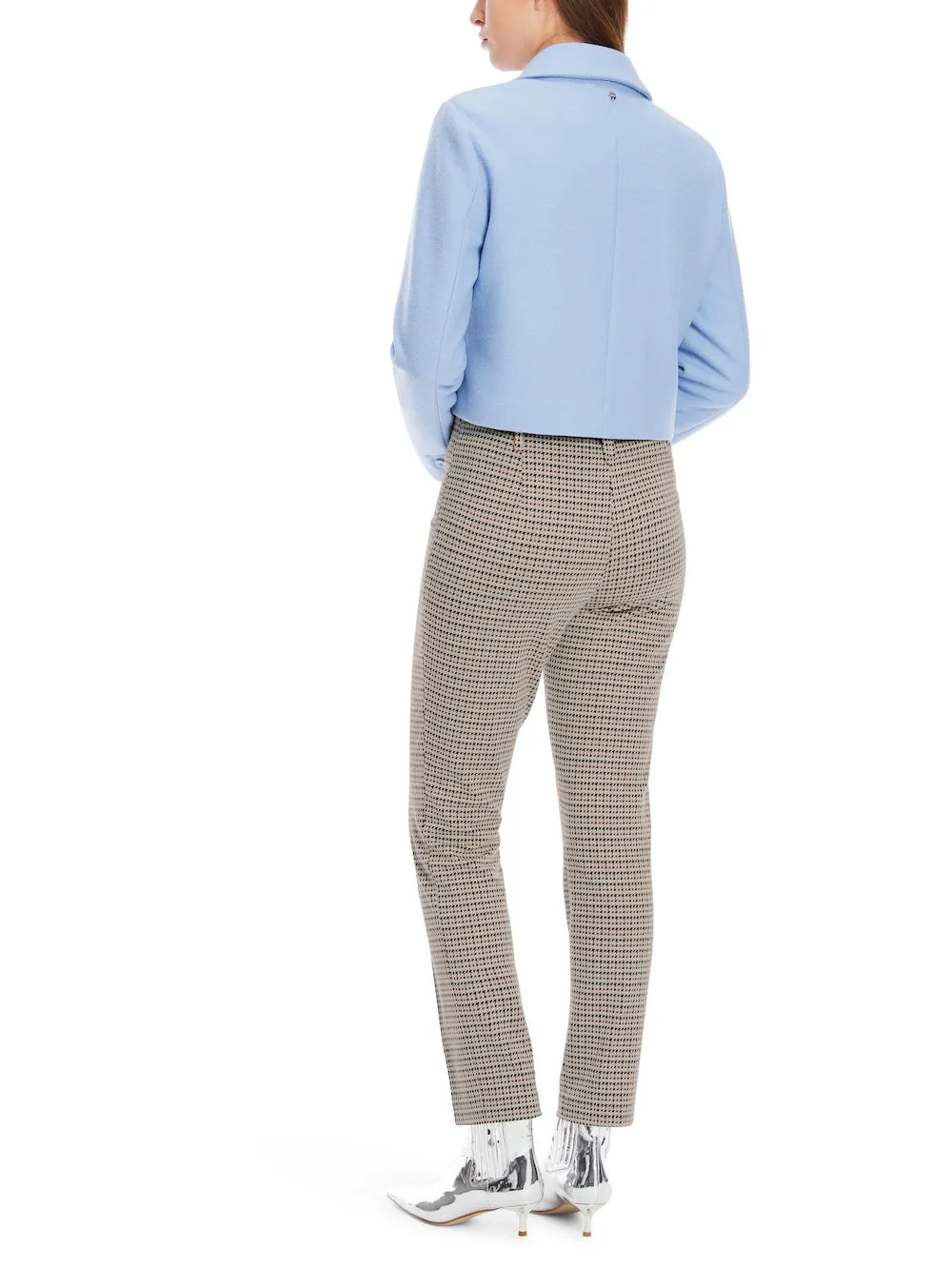 Smoke Sydney Houndstooth Slim Fit Pants