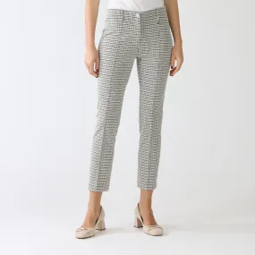 Smoke Sydney Houndstooth Slim Fit Pants