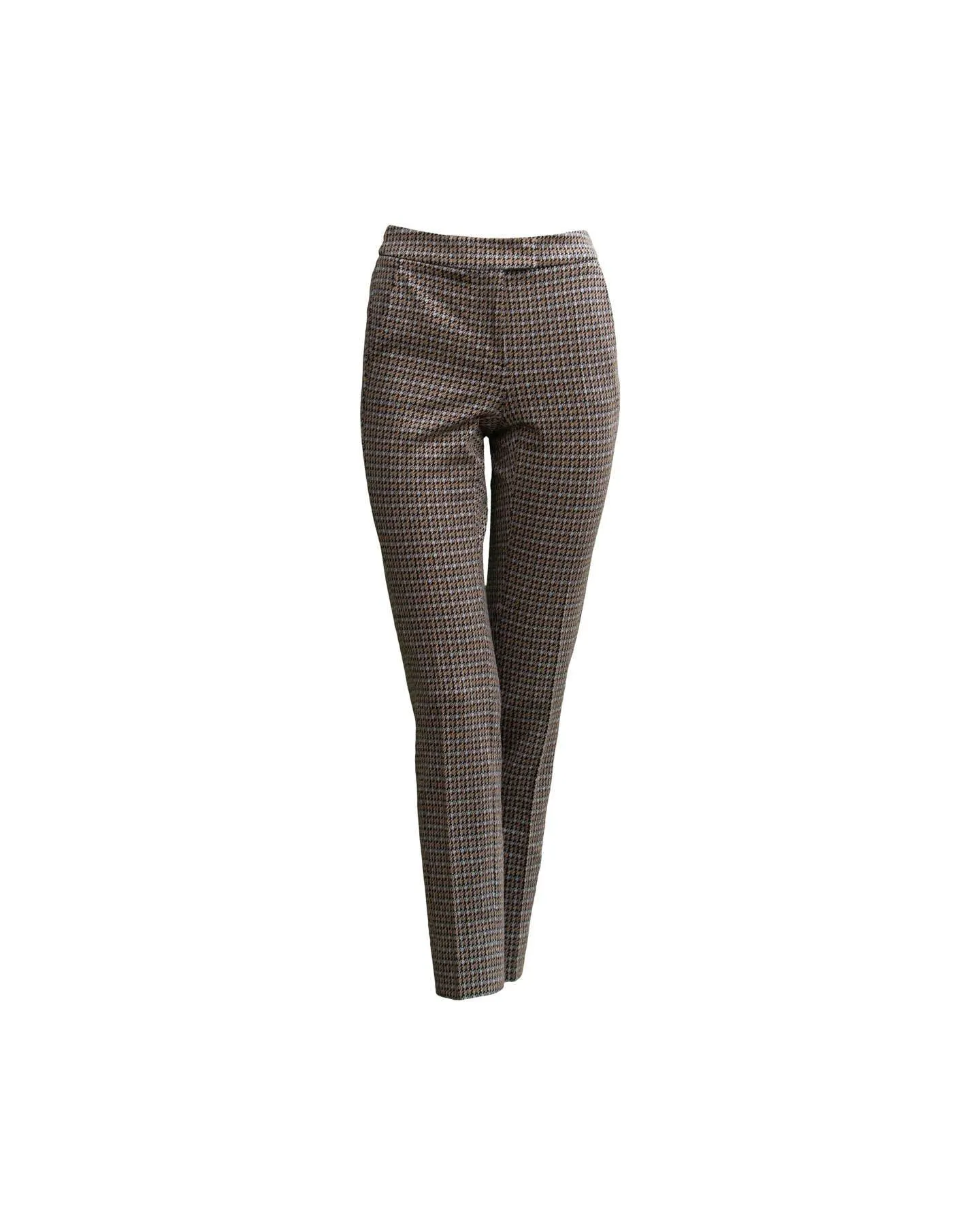 Straight Houndstooth Pants