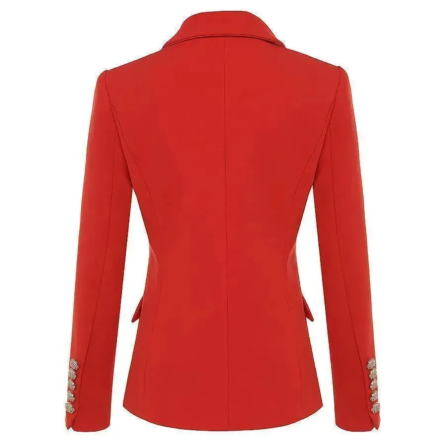 The Optimistic Double Breasted Blazer Women - Formal-Business - Plain-Solid