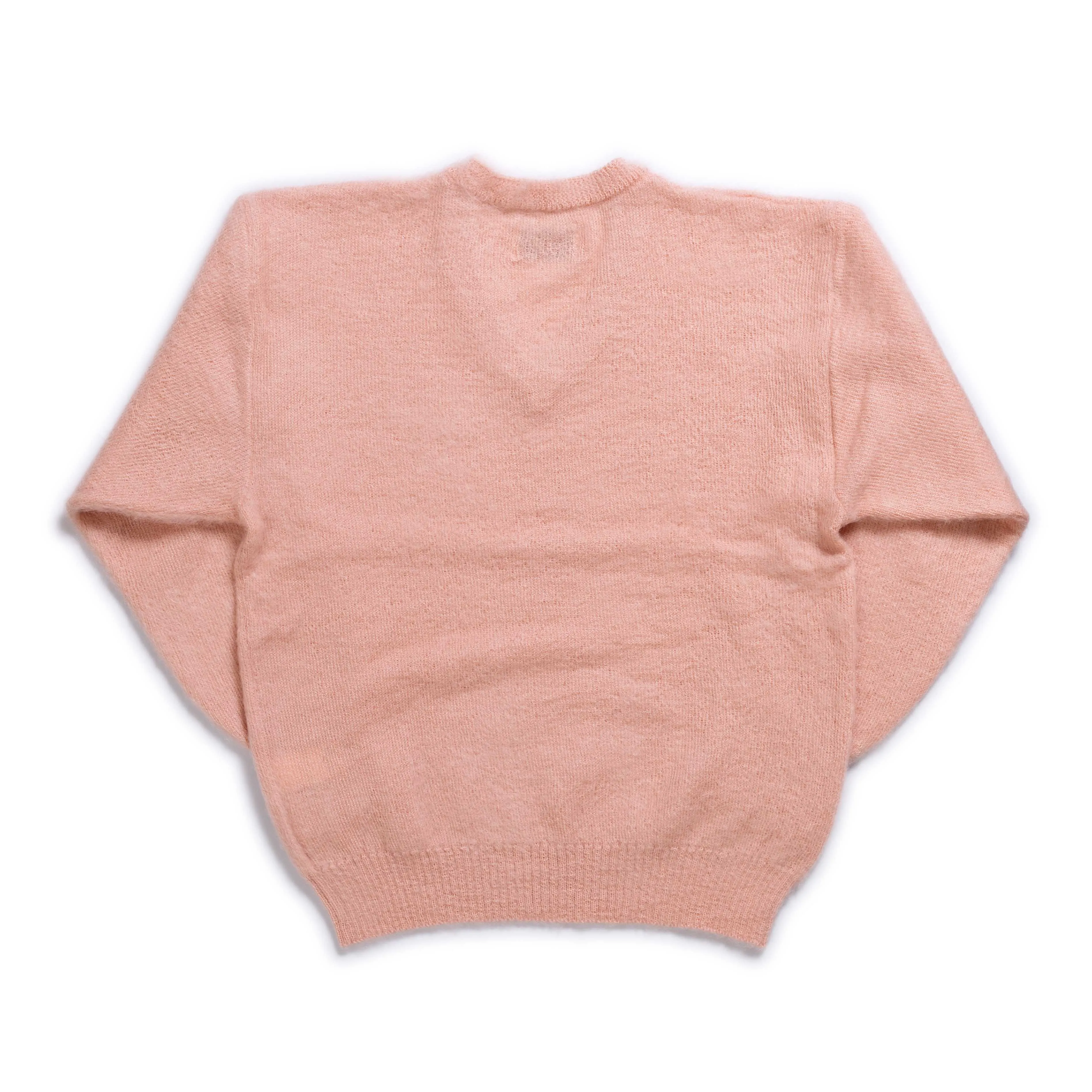 The Real McCoy's Joe McCoy V-Neck Mohair Sweater Flamingo