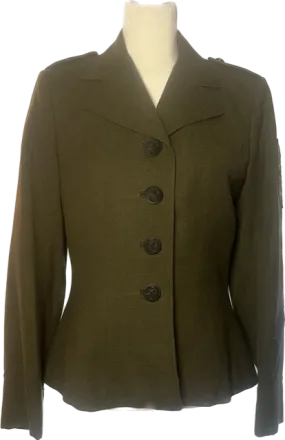 VINTAGE USMC Female Green Service Coat