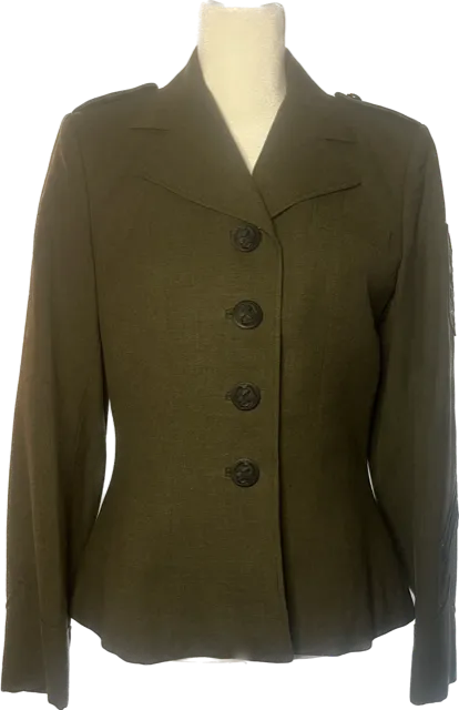 VINTAGE USMC Female Green Service Coat