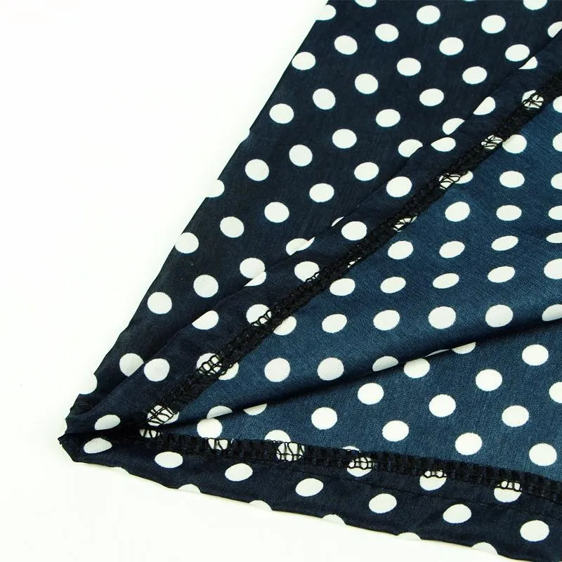 Women's Spring/Summer Chiffon Long-Sleeved Polka Dot Blouse