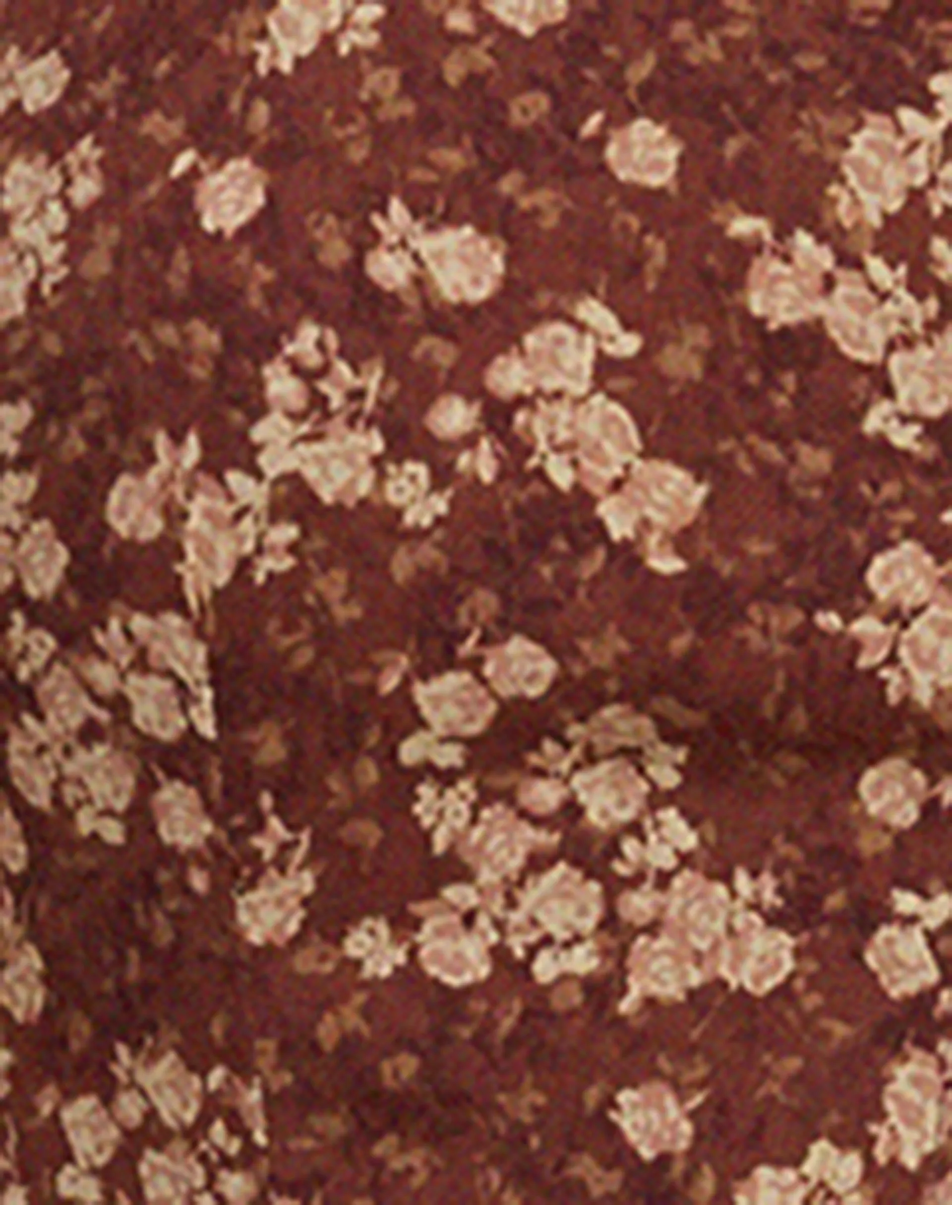 Zavacca Day Dress in Earthy Floral Brown